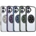 TPU+PC чохол Metal Ring with Magnetic Fit для Apple iPhone 16 (6.1