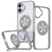 TPU+PC чохол Metal Ring with Magnetic Fit для Apple iPhone 16 (6.1