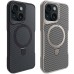 TPU+PC чохол Metal Buttons with Magnetic Fit Carbon Ring для Apple iPhone 15 (6.1 TPU+PC чохол Metal Buttons with Magnetic Fit Carbon Ring для Apple iPhone 15 (6.1