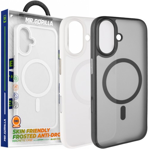 TPU+PC чохол Blueo Skin Friendly Frosted with Magnetic Fit для Apple iPhone 16 (6.1