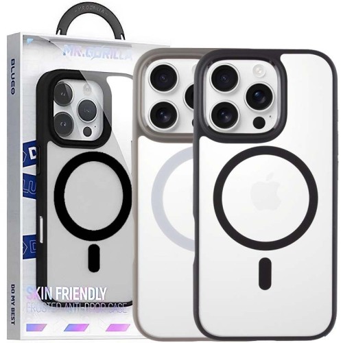 TPU+PC чохол Blueo Skin Friendly Frosted with Magnetic Fit для Apple iPhone 16 Pro (6.3 TPU+PC чохол Blueo Skin Friendly Frosted with Magnetic Fit для Apple iPhone 16 Pro (6.3