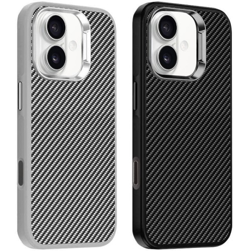 Чохол TPU+PC Carbon with Magnetic Fit для Apple iPhone 16 (6.1 Чохол TPU+PC Carbon with Magnetic Fit для Apple iPhone 16 (6.1