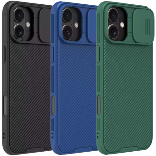 Карбонова накладка Nillkin CamShield Pro для Apple iPhone 16 (6.1 Карбонова накладка Nillkin CamShield Pro для Apple iPhone 16 (6.1