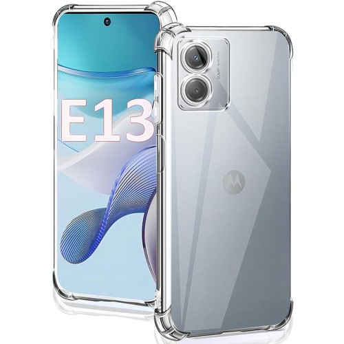 TPU чохол GETMAN Ease logo посилені кути Full Camera для Motorola Moto E13 TPU чохол GETMAN Ease logo посилені кути Full Camera для Motorola Moto E13