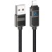 Дата кабель Hoco U137 Line with display USB to Lightning 2.4A/12W (1.2m) Дата кабель Hoco U137 Line with display USB to Lightning 2.4A/12W (1.2m)