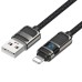 Дата кабель Hoco U137 Line with display USB to Lightning 2.4A/12W (1.2m) Дата кабель Hoco U137 Line with display USB to Lightning 2.4A/12W (1.2m)