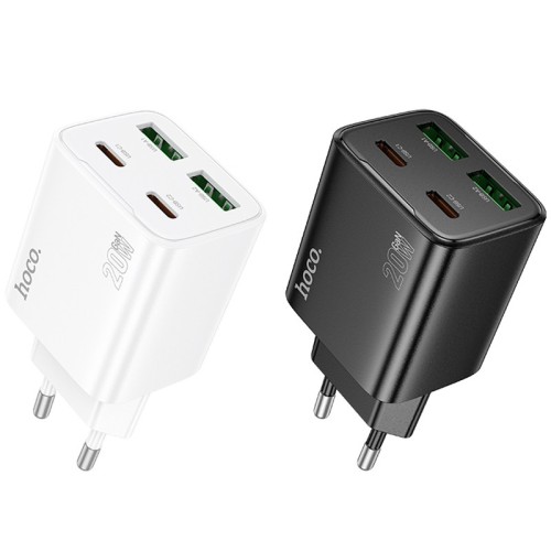 МЗП Hoco N55 Fundador PD20W+QC3.0 (2USB-A/2C) МЗП Hoco N55 Fundador PD20W+QC3.0 (2USB-A/2C)