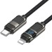Дата кабель Hoco U137 Line with display Type-C to Lightning 27W (1.2m) Дата кабель Hoco U137 Line with display Type-C to Lightning 27W (1.2m)