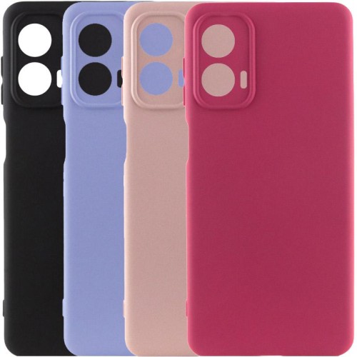 Чохол TPU GETMAN Liquid Silk Full Camera для Motorola Moto G24 Чохол TPU GETMAN Liquid Silk Full Camera для Motorola Moto G24