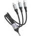 Дата кабель Hoco X102 Fresh 3in1 USB to Lightning /MicroUSB/Type-C 2.4A (1m) Дата кабель Hoco X102 Fresh 3in1 USB to Lightning /MicroUSB/Type-C 2.4A (1m)