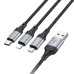 Дата кабель Hoco X102 Fresh 3in1 USB to Lightning /MicroUSB/Type-C 2.4A (1m) Дата кабель Hoco X102 Fresh 3in1 USB to Lightning /MicroUSB/Type-C 2.4A (1m)