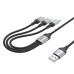 Дата кабель Hoco X102 Fresh 3in1 USB to Lightning /MicroUSB/Type-C 2.4A (1m) Дата кабель Hoco X102 Fresh 3in1 USB to Lightning /MicroUSB/Type-C 2.4A (1m)