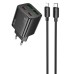 МЗП Hoco N56 Fundador PD30W+QC3.0 (2USB-A/2C) + кабель Type-C to Lightning