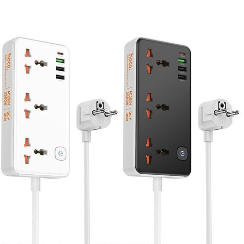 Подовжувач Hoco AC8A Storm (PD30W/1C/3A/3xSocket) (1.5m) Подовжувач Hoco AC8A Storm (PD30W/1C/3A/3xSocket) (1.5m)