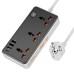 Подовжувач Hoco AC8A Storm (PD30W/1C/3A/3xSocket) (1.5m) Подовжувач Hoco AC8A Storm (PD30W/1C/3A/3xSocket) (1.5m)