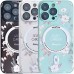 TPU+PC чохол Secret Garden with Magnetic Fit для Apple iPhone 16 Pro (6.3