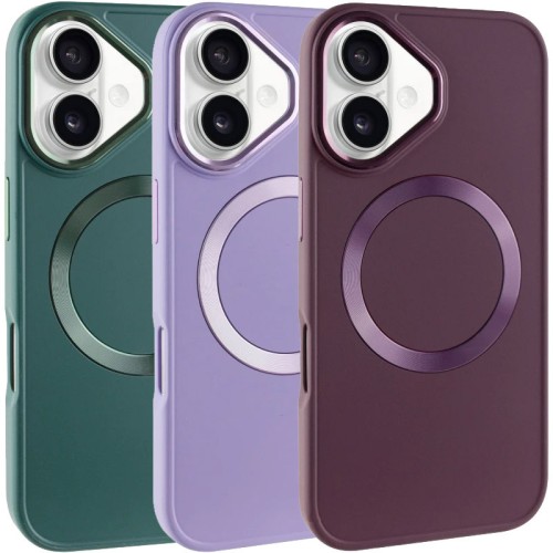 TPU чохол Bonbon Metal Style with Magnetic Fit для Apple iPhone 16 (6.1 TPU чохол Bonbon Metal Style with Magnetic Fit для Apple iPhone 16 (6.1