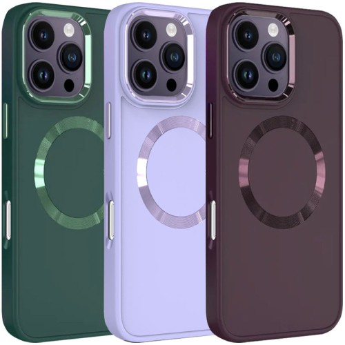 TPU чохол Bonbon Metal Style with Magnetic Fit для Apple iPhone 16 Pro Max (6.9