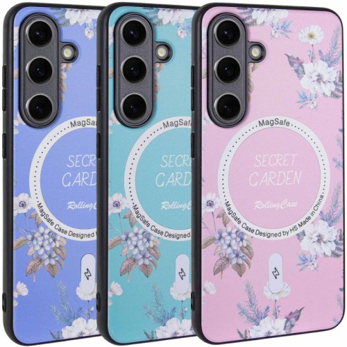 TPU+PC чохол Secret Garden with Magnetic Fit для Samsung Galaxy S24 TPU+PC чохол Secret Garden with Magnetic Fit для Samsung Galaxy S24