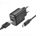 МЗП Hoco C140A Smart QC3.0 18W (1USB-A) + кабель USB to Type-C МЗП Hoco C140A Smart QC3.0 18W (1USB-A) + кабель USB to Type-C