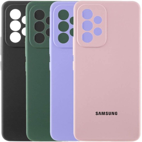Чохол Silicone Cover Lakshmi Full Camera (AAA) with Logo для Samsung Galaxy A33 5G