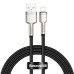 Дата кабель Baseus Cafule Metal USB to Lightning 2.4A (2m) (CALJK-B0) Дата кабель Baseus Cafule Metal USB to Lightning 2.4A (2m) (CALJK-B0)