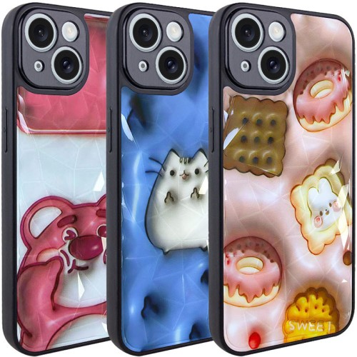 TPU+PC чохол Prisma Fluffie для Apple iPhone 13 (6.1 TPU+PC чохол Prisma Fluffie для Apple iPhone 13 (6.1