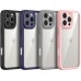TPU чохол Transparent + Colour 1,5mm для Apple iPhone 16 Pro (6.3 TPU чохол Transparent + Colour 1,5mm для Apple iPhone 16 Pro (6.3