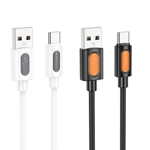 Дата кабель Borofone BX114 Structure USB to Type-C 3A (1m) Дата кабель Borofone BX114 Structure USB to Type-C 3A (1m)