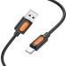 Дата кабель Borofone BX114 Structure USB to Type-C 3A (1m) Дата кабель Borofone BX114 Structure USB to Type-C 3A (1m)