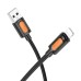 Дата кабель Borofone BX114 Structure USB to Lightning 2.4A (1m)