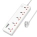 Подовжувач Hoco AC14A Rico PD30W (3USB-A/1C/5xSocket) (1.5m) Подовжувач Hoco AC14A Rico PD30W (3USB-A/1C/5xSocket) (1.5m)