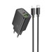 МЗП Hoco N63 Gentle PD30W+QC3.0 (1USB-A/1C) + кабель Type-C to Lightning МЗП Hoco N63 Gentle PD30W+QC3.0 (1USB-A/1C) + кабель Type-C to Lightning