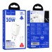 МЗП Hoco N63 Gentle PD30W+QC3.0 (1USB-A/1C) + кабель Type-C to Lightning МЗП Hoco N63 Gentle PD30W+QC3.0 (1USB-A/1C) + кабель Type-C to Lightning