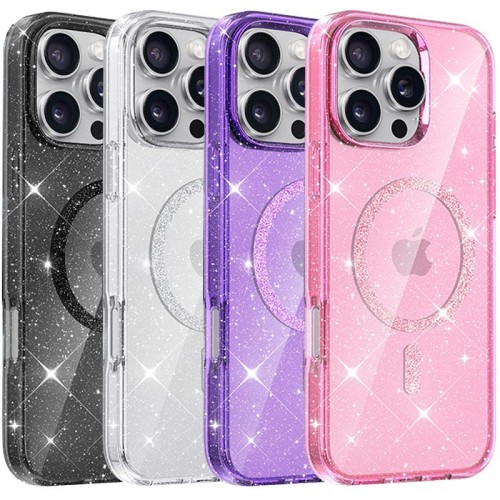 Чохол TPU Eclipse Sparkle Magnetic Fit для Apple iPhone 16 Pro (6.3