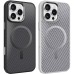 Чохол TPU+PC Carbon Mirage with Magnetic Fit для Apple iPhone 16 Pro (6.3