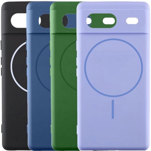 Чохол Silicone Cover Lakshmi Full Camera (AA) with Magnetic Fit для Google Pixel 7