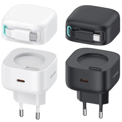 МЗП Usams US-CC202 GaN With Type-C Magnetic Retractable Cable Module XMF Ser. 35W (2USB-C)