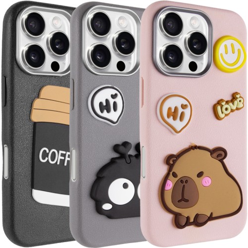Чохол TPU Leather Toys для Apple iPhone 16 Pro Max (6.9 Чохол TPU Leather Toys для Apple iPhone 16 Pro Max (6.9
