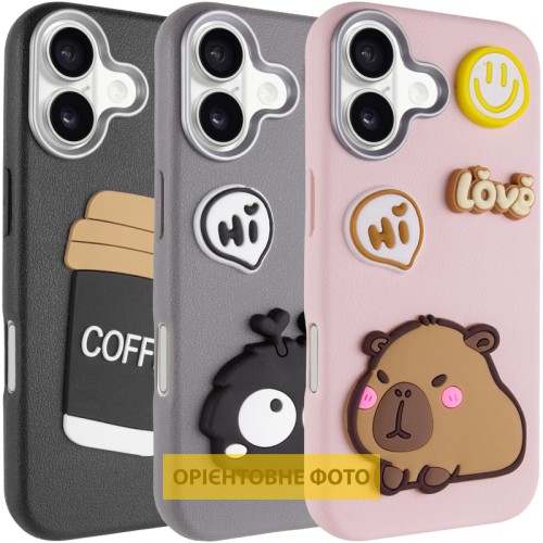 Чохол TPU Leather Toys для Apple iPhone 16e / 17e (6.1 Чохол TPU Leather Toys для Apple iPhone 16e / 17e (6.1