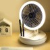 Настільний складний вентилятор Folding Fan 2in1 with Night Light
