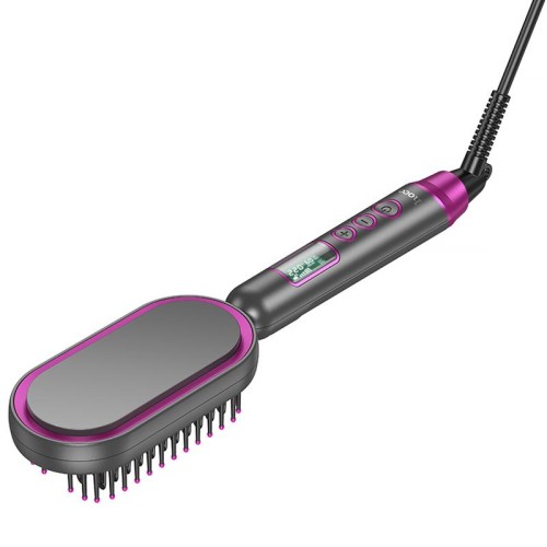 Гребінець-випрямляч Hoco HP44 Electric straightening hair comb with digital display Гребінець-випрямляч Hoco HP44 Electric straightening hair comb with digital display
