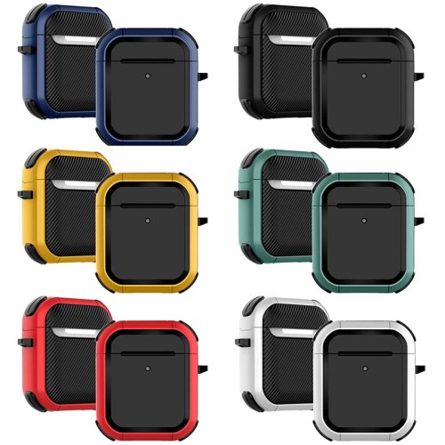 Футляр протиударний Black ed. для навушників Airpods 1/2