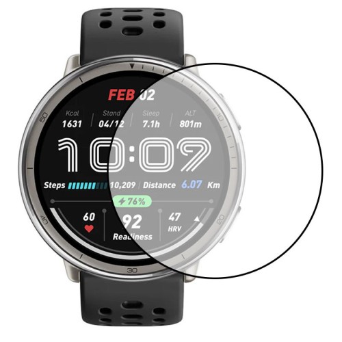 Полімерна плівка 3D (full glue) (тех.пак) для Xiaomi Amazfit Active 2 / 2R Полімерна плівка 3D (full glue) (тех.пак) для Xiaomi Amazfit Active 2 / 2R