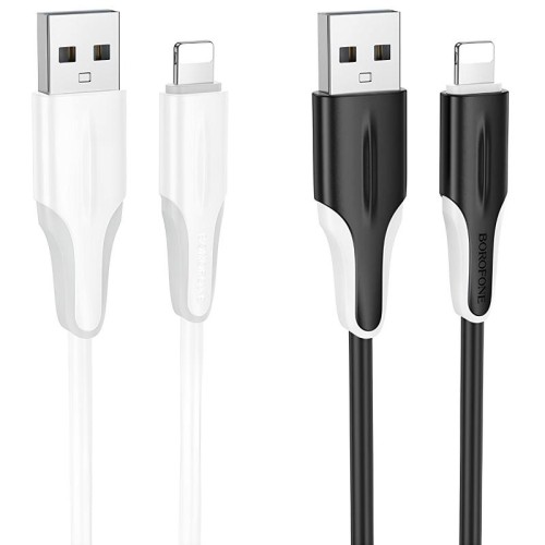 Дата кабель Borofone BX119 New USB to Lightning 2.4A (1m) Дата кабель Borofone BX119 New USB to Lightning 2.4A (1m)