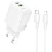МЗП Borofone BN29 Fuente PD30W+QC3.0 (1USB-A/1C) + кабель Type-C to Lightning МЗП Borofone BN29 Fuente PD30W+QC3.0 (1USB-A/1C) + кабель Type-C to Lightning