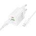 МЗП Borofone BN29 Fuente PD30W+QC3.0 (1USB-A/1C) + кабель Type-C to Lightning МЗП Borofone BN29 Fuente PD30W+QC3.0 (1USB-A/1C) + кабель Type-C to Lightning