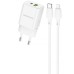 МЗП Borofone BN14 Royal PD30W+QC3.0 (1USB-A/1C) + кабель Type-C to Lightning