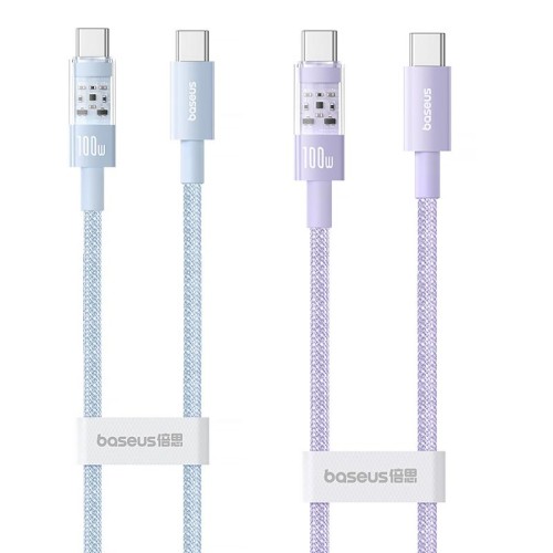 Дата кабель Baseus Gem Fast Charging Type-C to Type-C 100W (1m) (P10373000111)