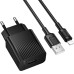 МЗП Borofone BAS71A Source 10.5W (1USB-A) + кабель USB to Lightning МЗП Borofone BAS71A Source 10.5W (1USB-A) + кабель USB to Lightning